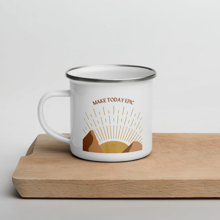 Make Today Epic Enamel Mug - Swash Peak