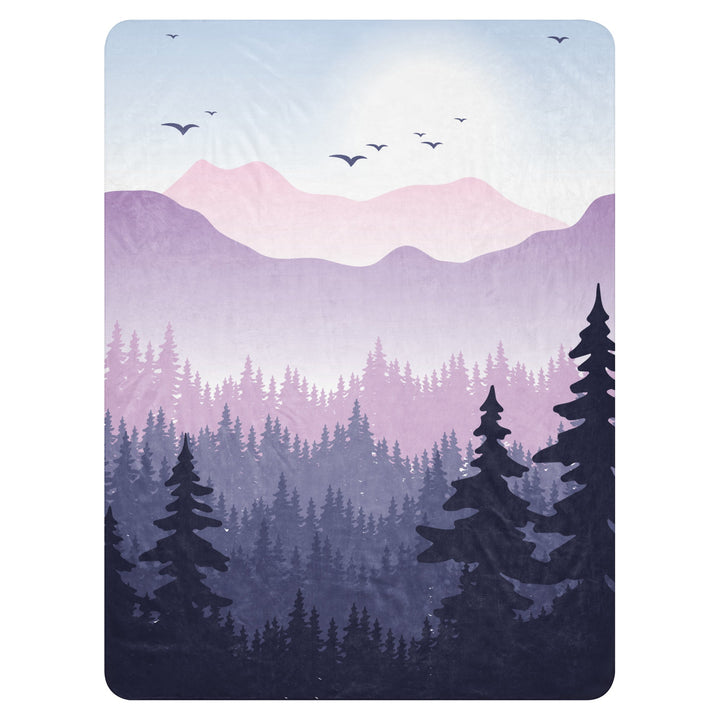 Mountain Mornings Sherpa Blanket - Swash Peak