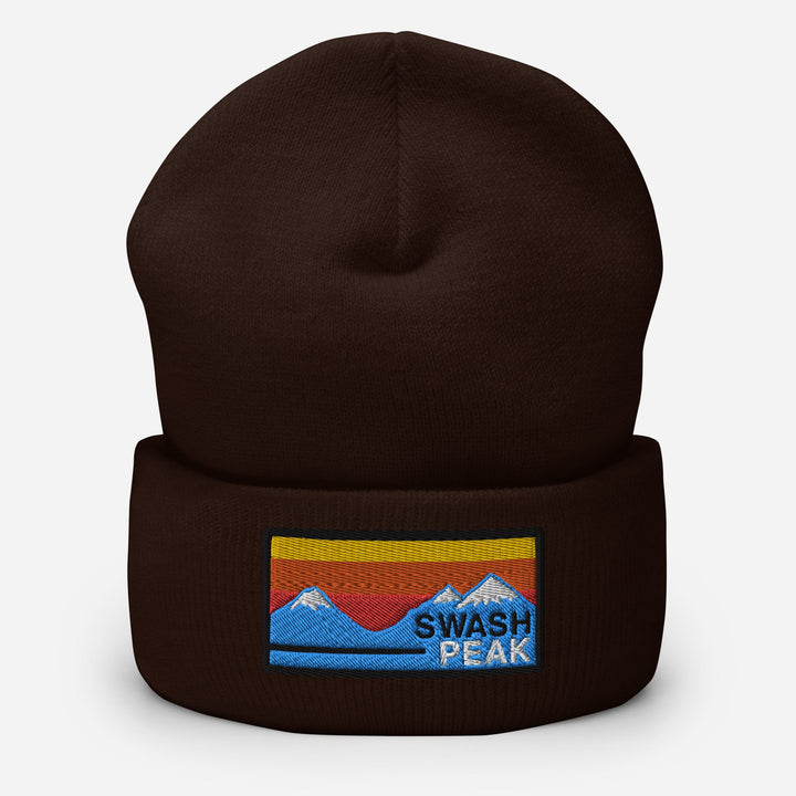 Mountain Sunset Cuffed Beanie - Swash Peak