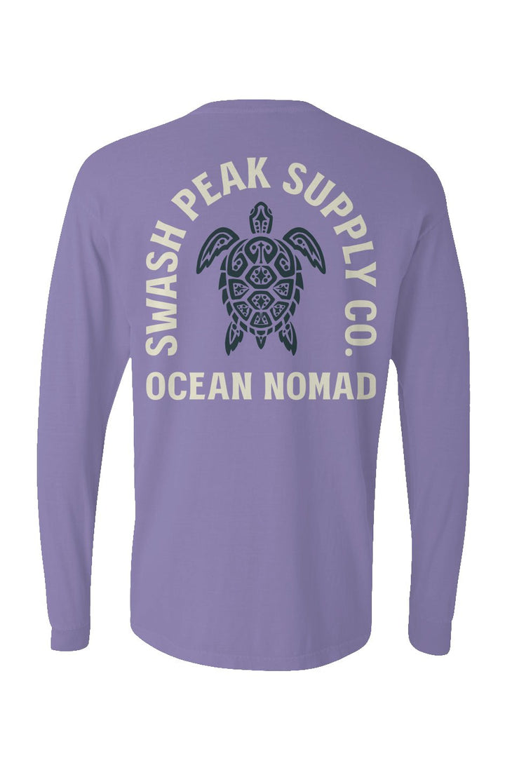 Ocean Nomad Long Sleeve Unisex Tee - Swash Peak