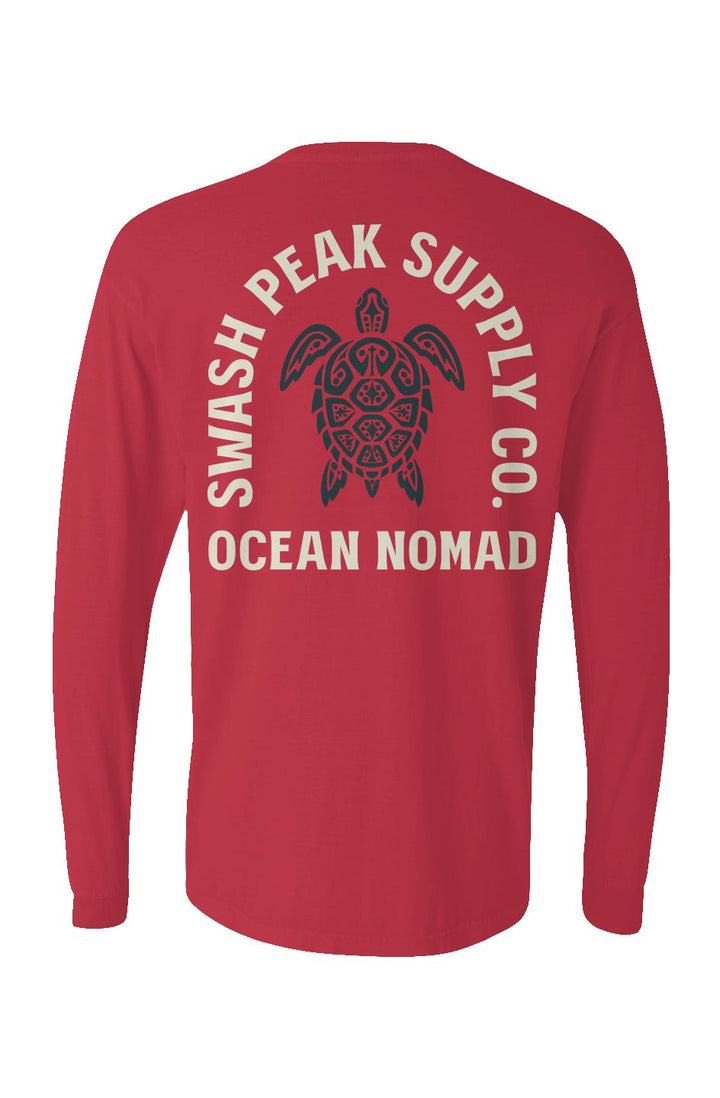 Ocean Nomad Long Sleeve Unisex Tee - Swash Peak