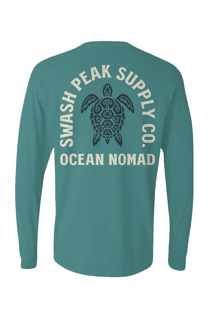 Ocean Nomad Long Sleeve Unisex Tee - Swash Peak