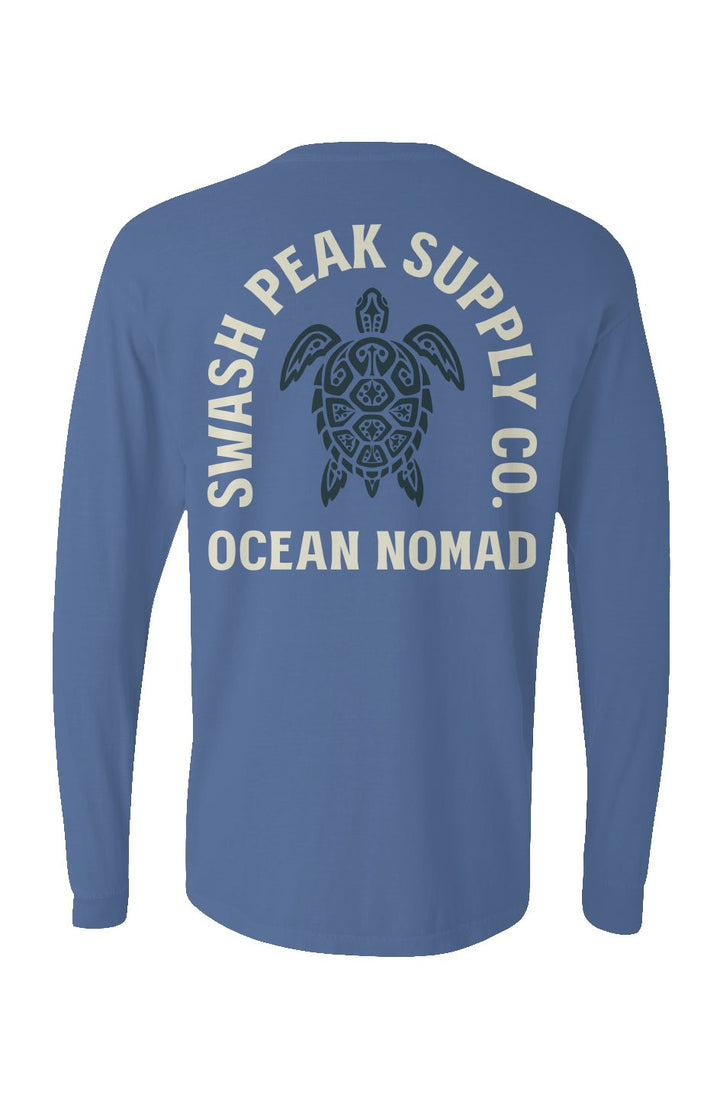 Ocean Nomad Long Sleeve Unisex Tee - Swash Peak