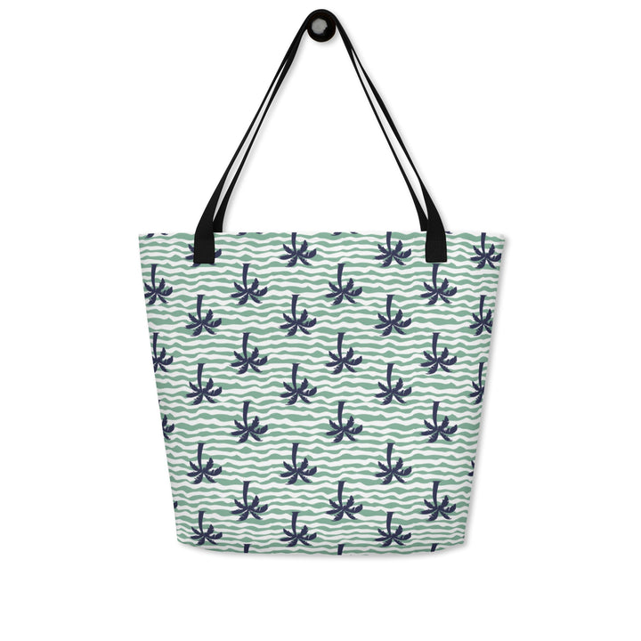 Palm Tree Large Tote Bag w/ Pocket - Swash Peak