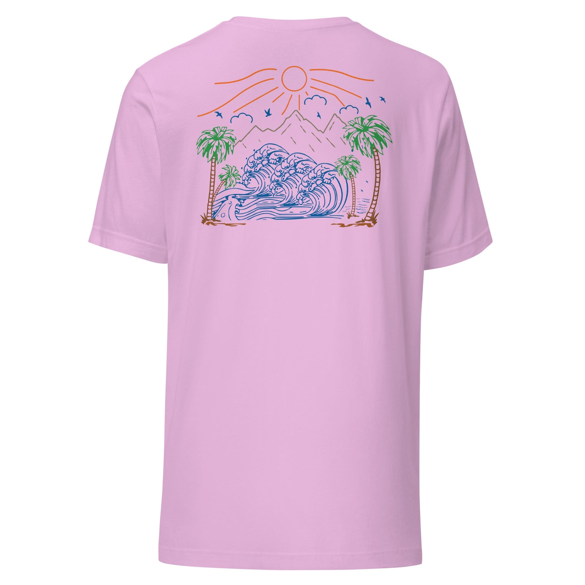 Palm Trees and Coastline Unisex Tee - Swash Peak