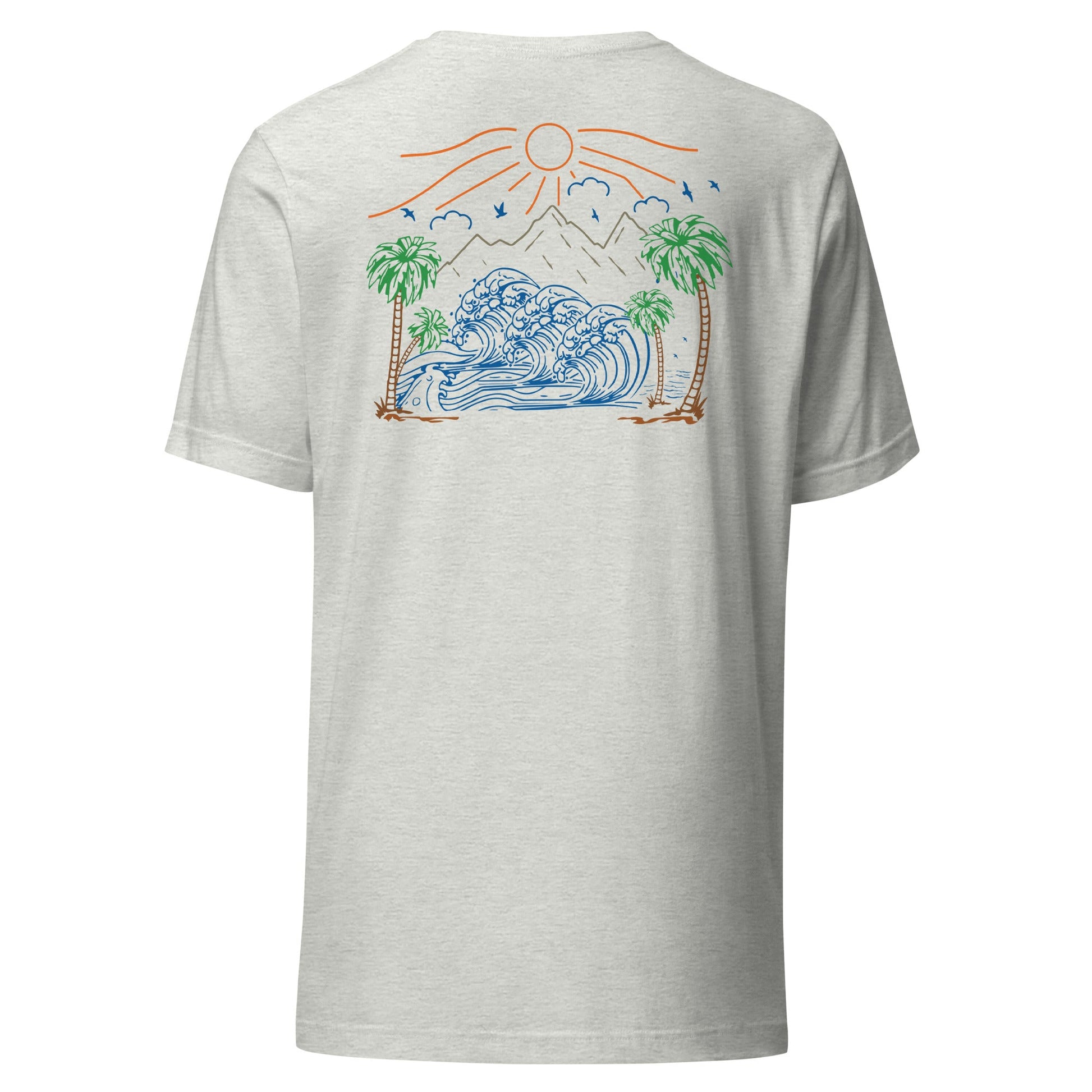 Palm Trees and Coastline Unisex Tee - Swash Peak