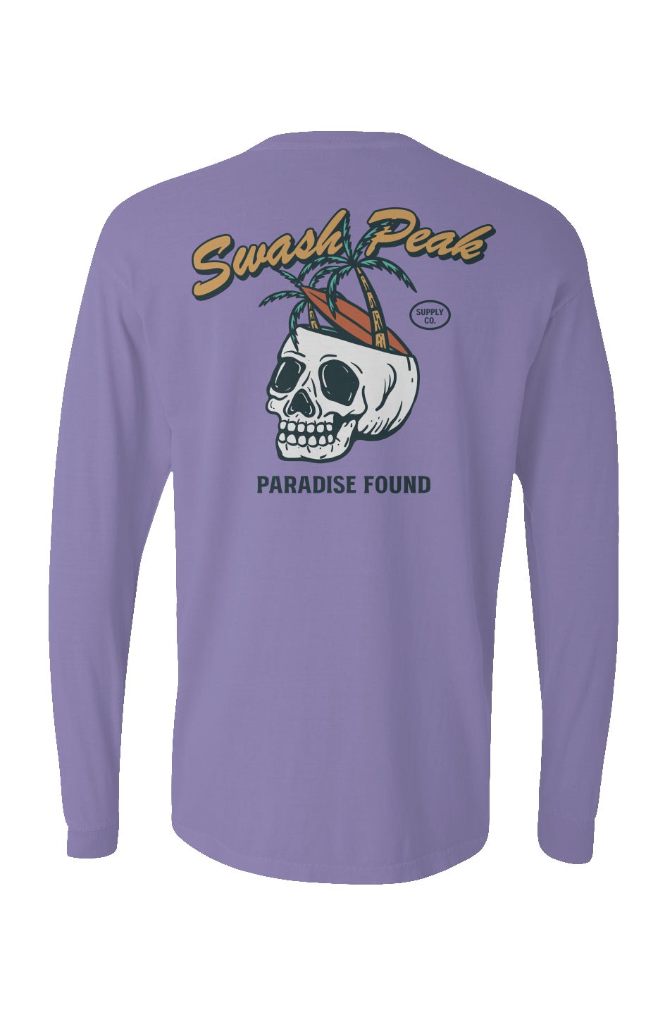 Paradise Found Long Sleeve Unisex Tee - Swash Peak