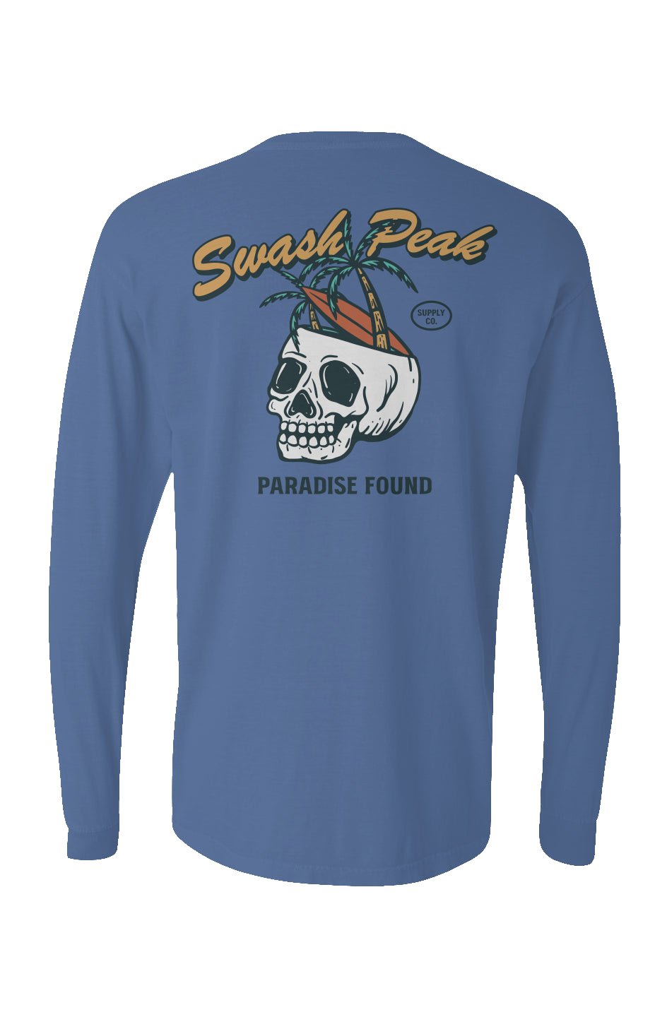 Paradise Found Long Sleeve Unisex Tee - Swash Peak