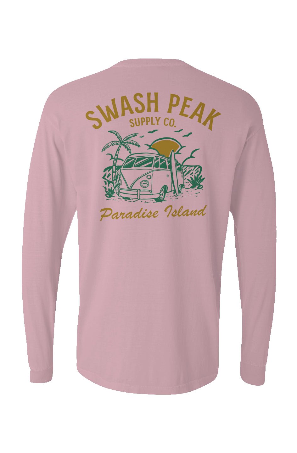 Paradise Island Long Sleeve Unisex Tee - Swash Peak