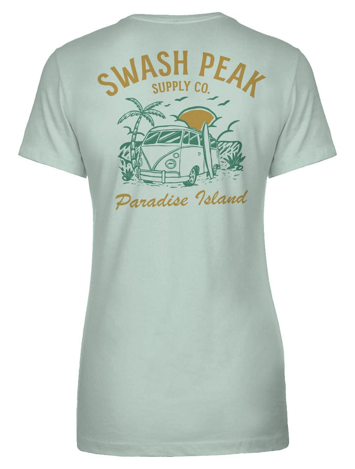 Paradise Island Women's Tee - Swash Peak