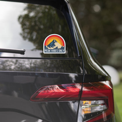 Peak Vibes Only Sticker - Swash Peak