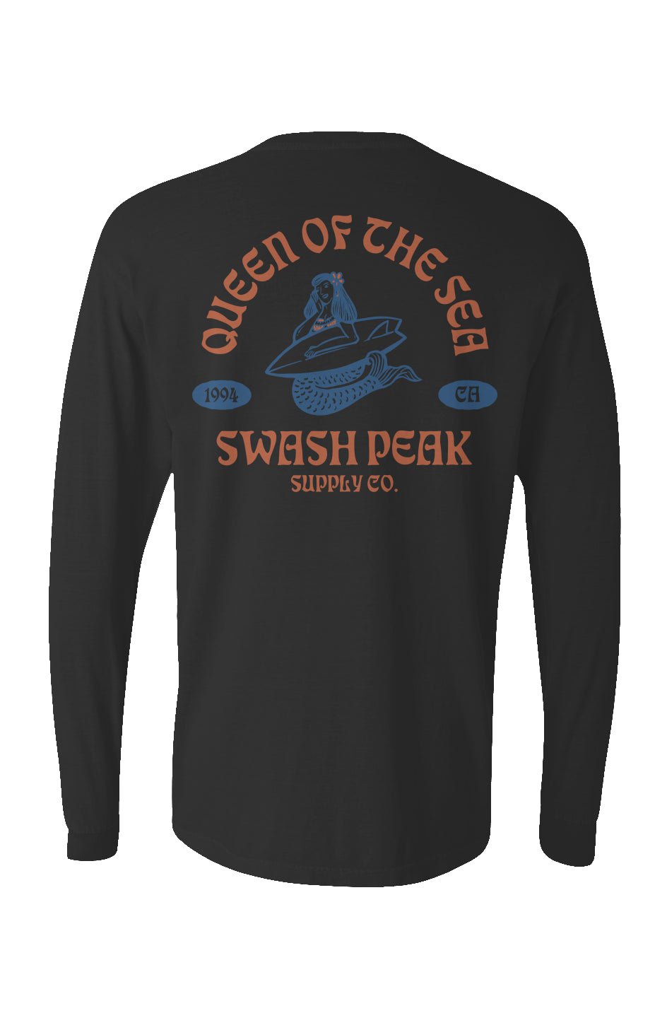 Queen of the Sea Long Sleeve Unisex Tee - Swash Peak