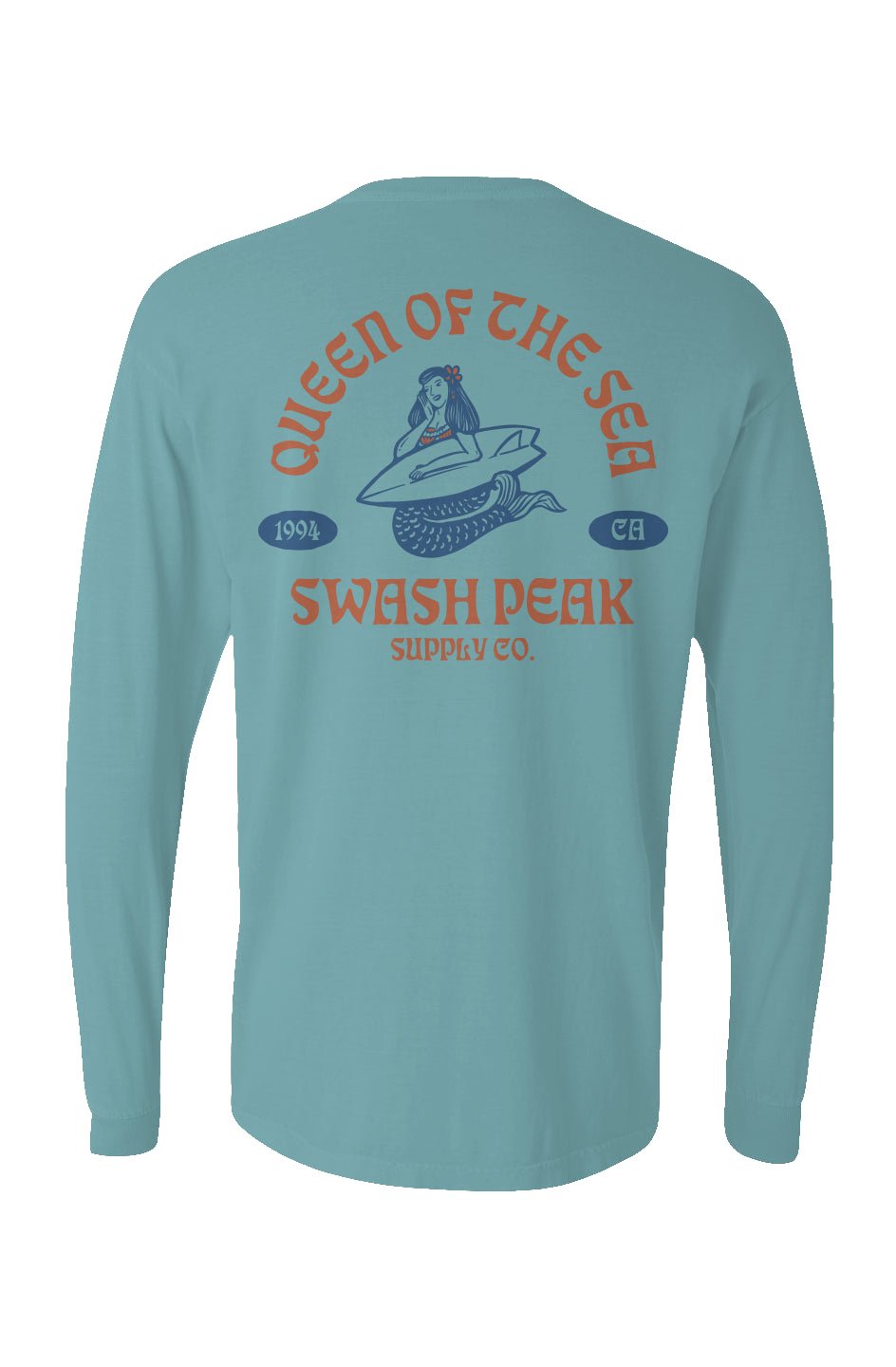 Queen of the Sea Long Sleeve Unisex Tee - Swash Peak