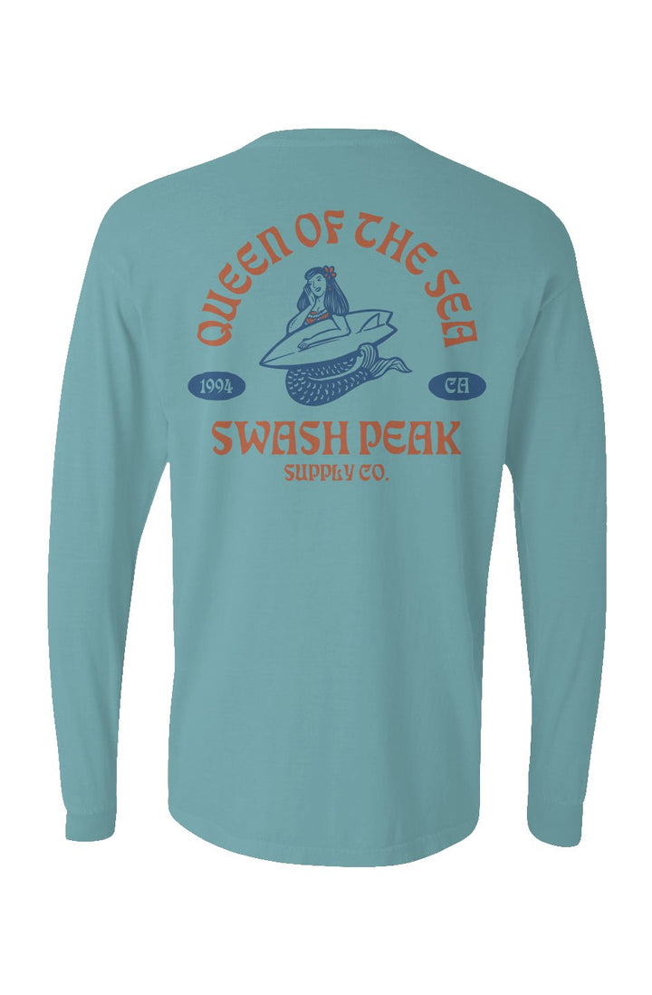 Queen of the Sea Long Sleeve Unisex Tee - Swash Peak