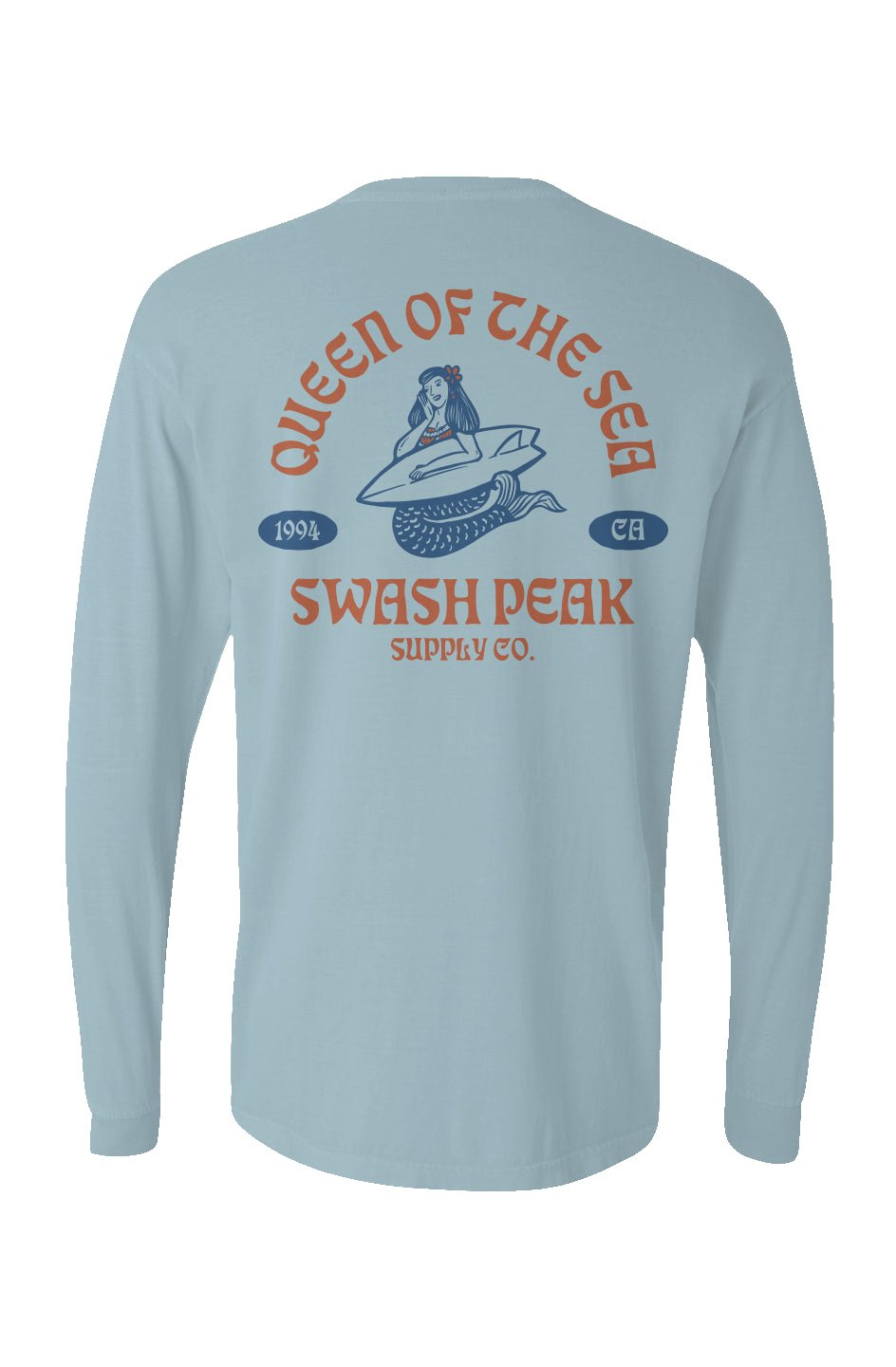 Queen of the Sea Long Sleeve Unisex Tee - Swash Peak