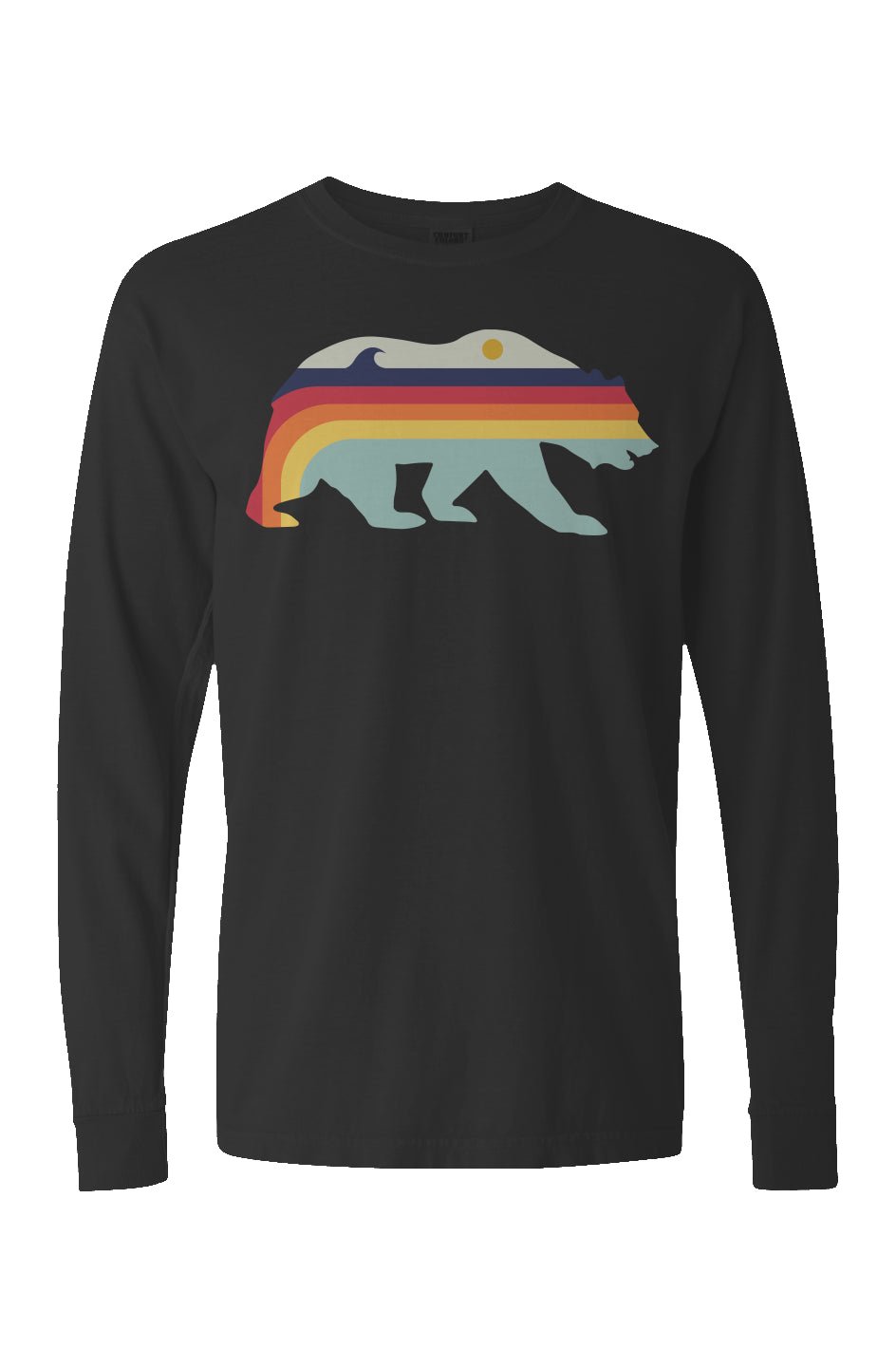 Retro Bear Long Sleeve Unisex Tee - Swash Peak