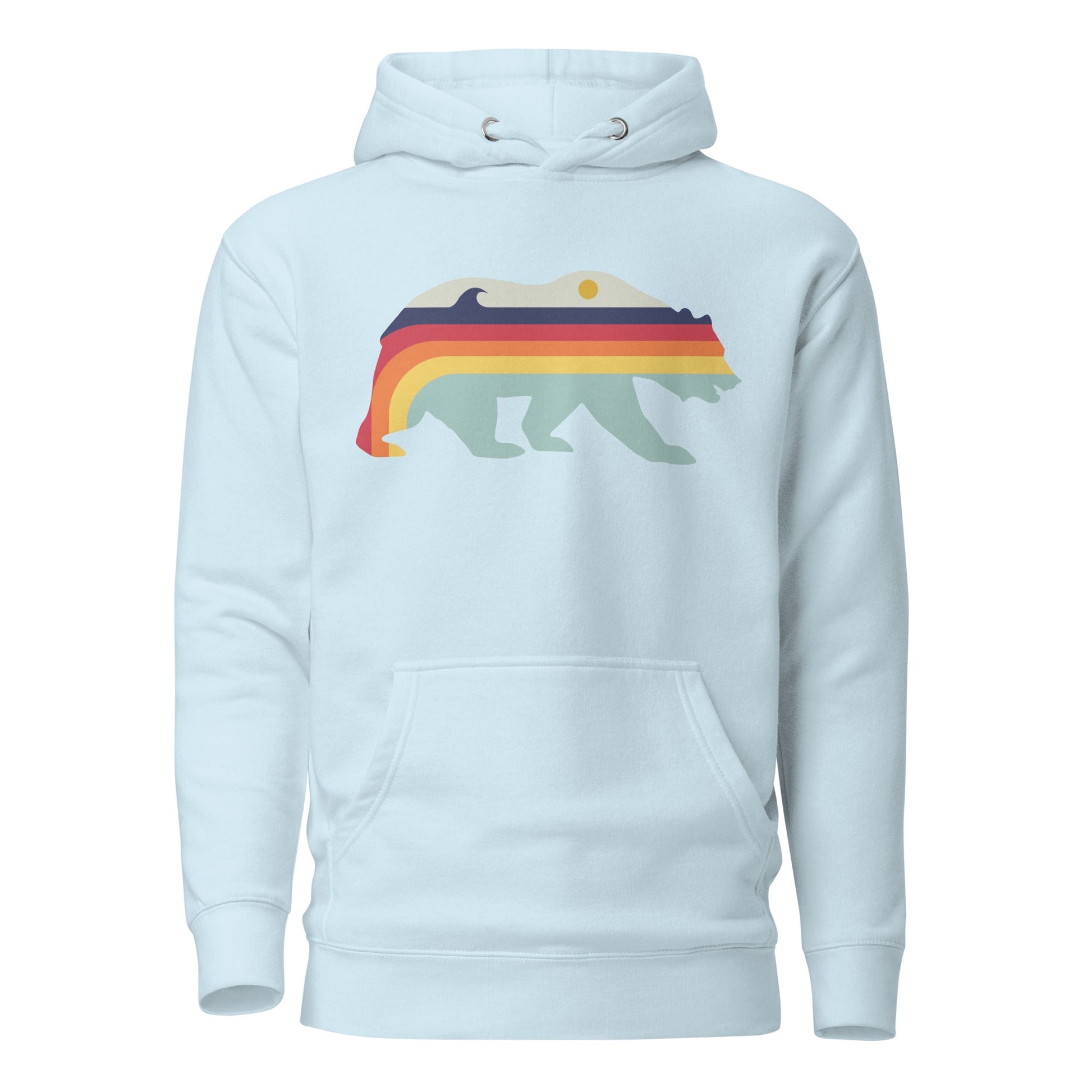 Retro Bear Unisex Hoodie - Swash Peak