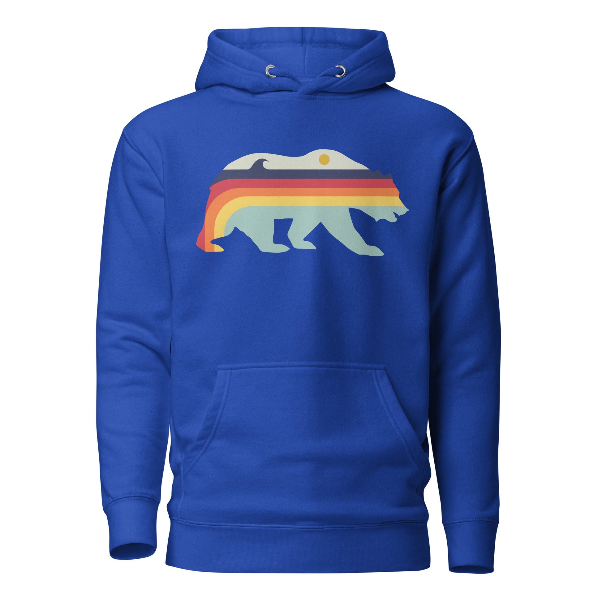 Retro Bear Unisex Hoodie - Swash Peak