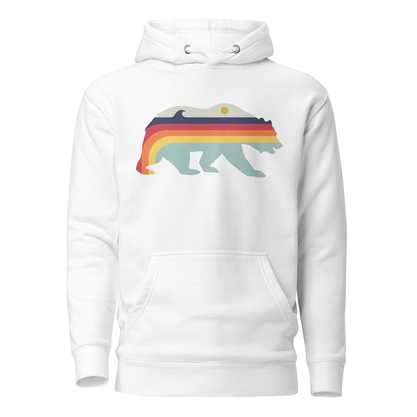 Retro Bear Unisex Hoodie - Swash Peak