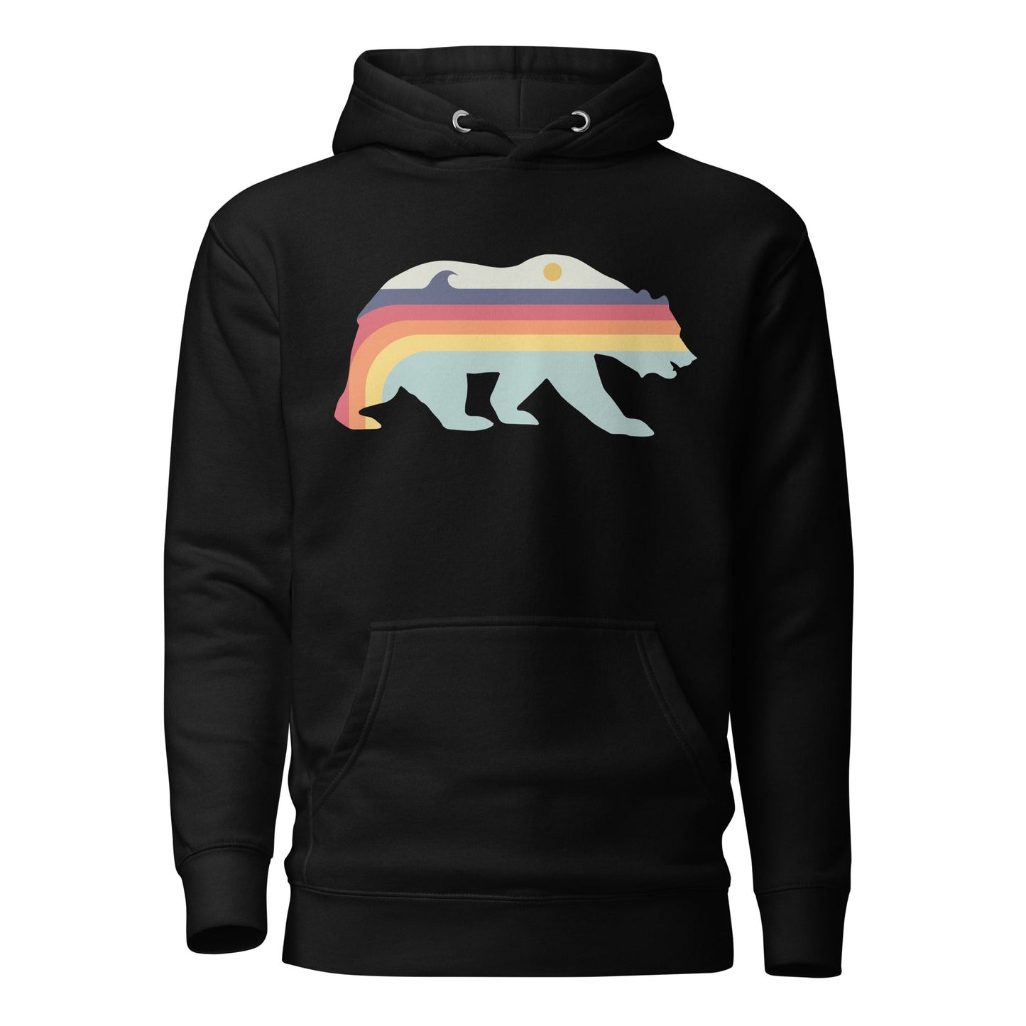 Retro Bear Unisex Hoodie - Swash Peak