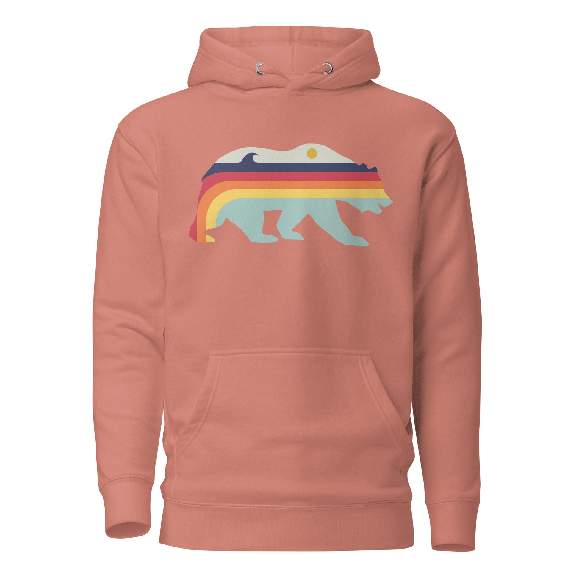 Retro Bear Unisex Hoodie - Swash Peak