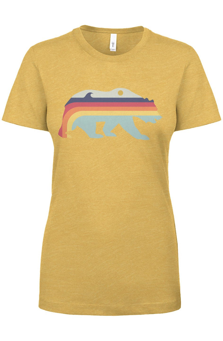 Retro Bear Women's Tee - Swash Peak