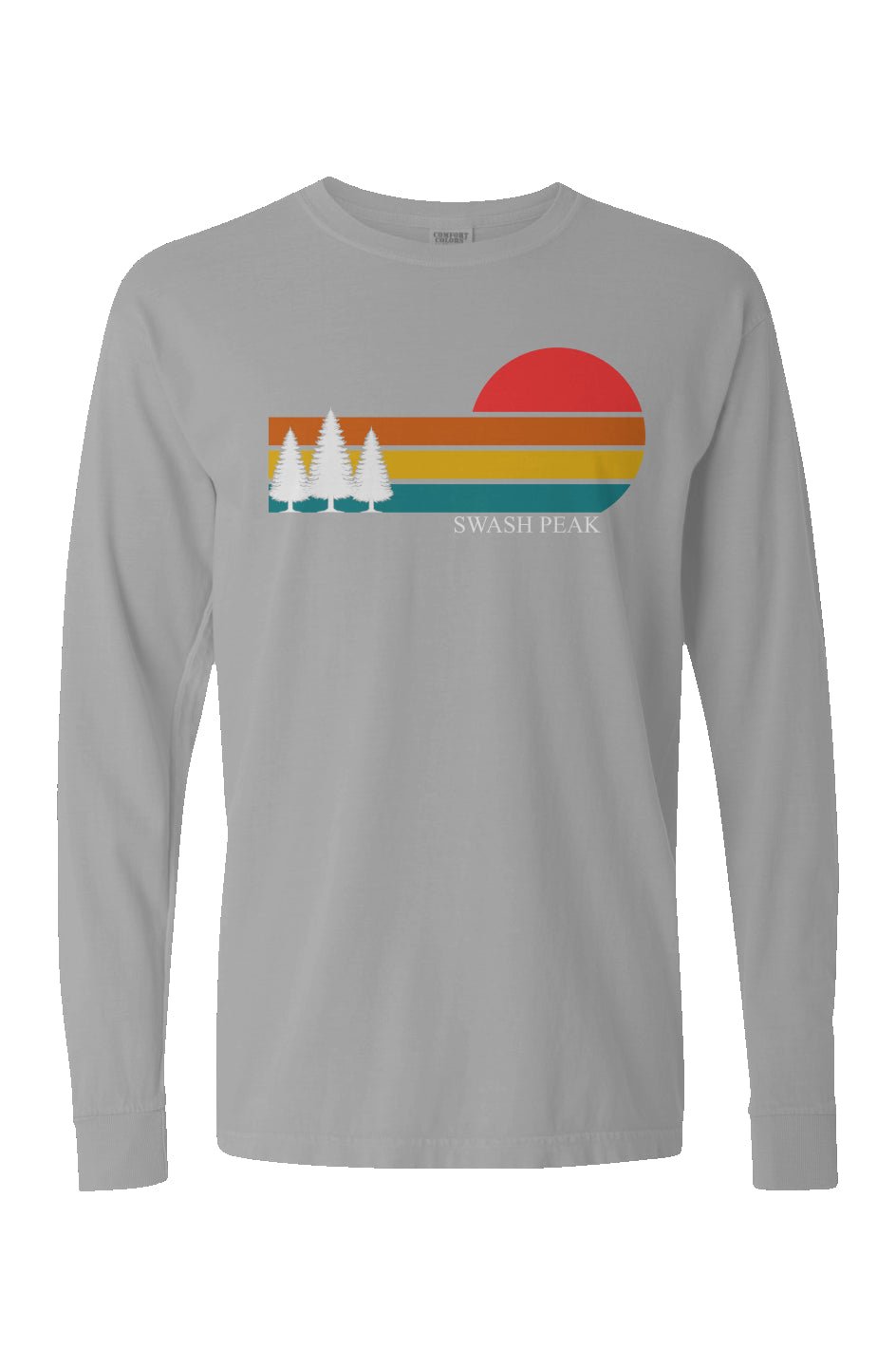 Retro Sunset Long Sleeve Unisex Tee - Swash Peak
