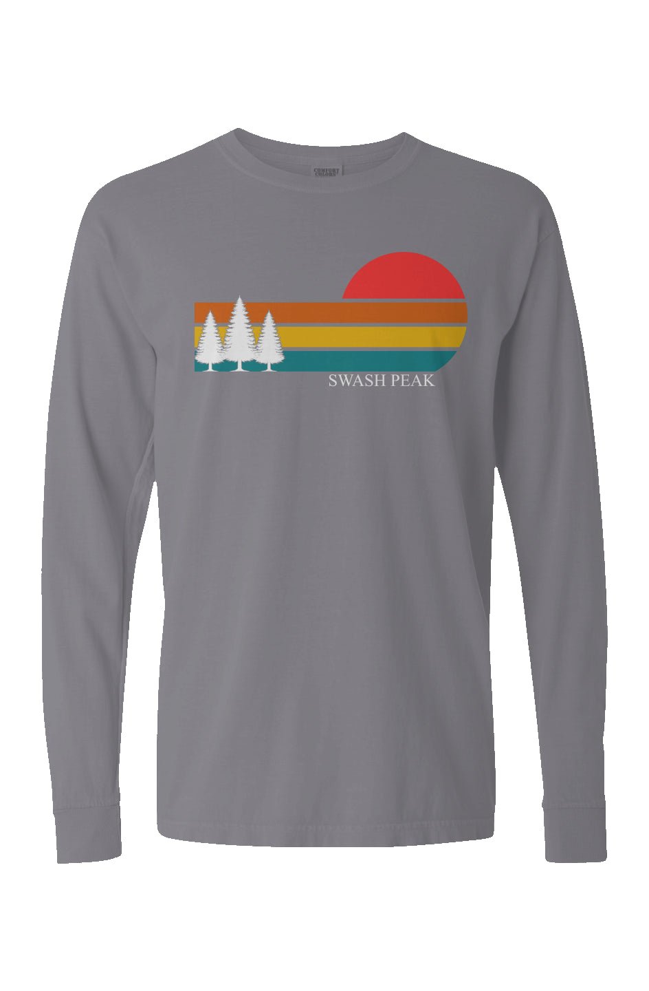 Retro Sunset Long Sleeve Unisex Tee - Swash Peak