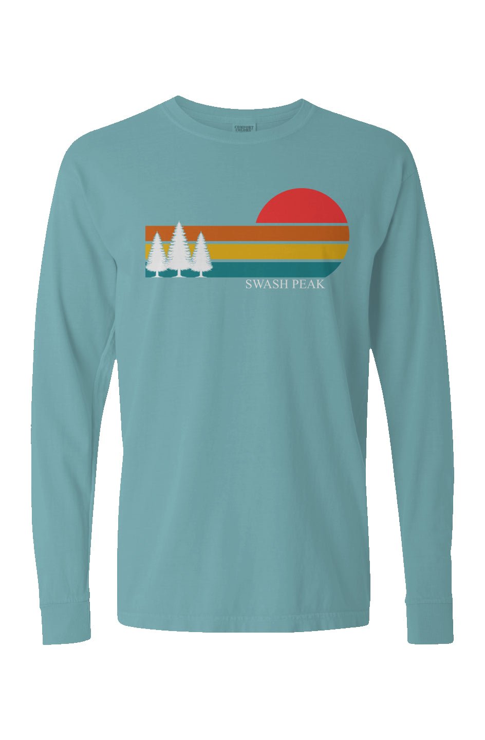 Retro Sunset Long Sleeve Unisex Tee - Swash Peak