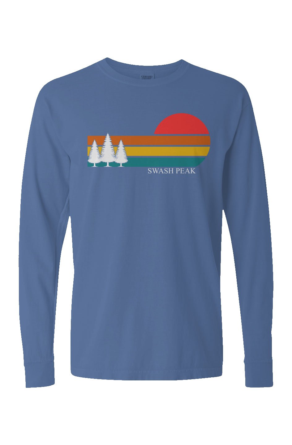 Retro Sunset Long Sleeve Unisex Tee - Swash Peak