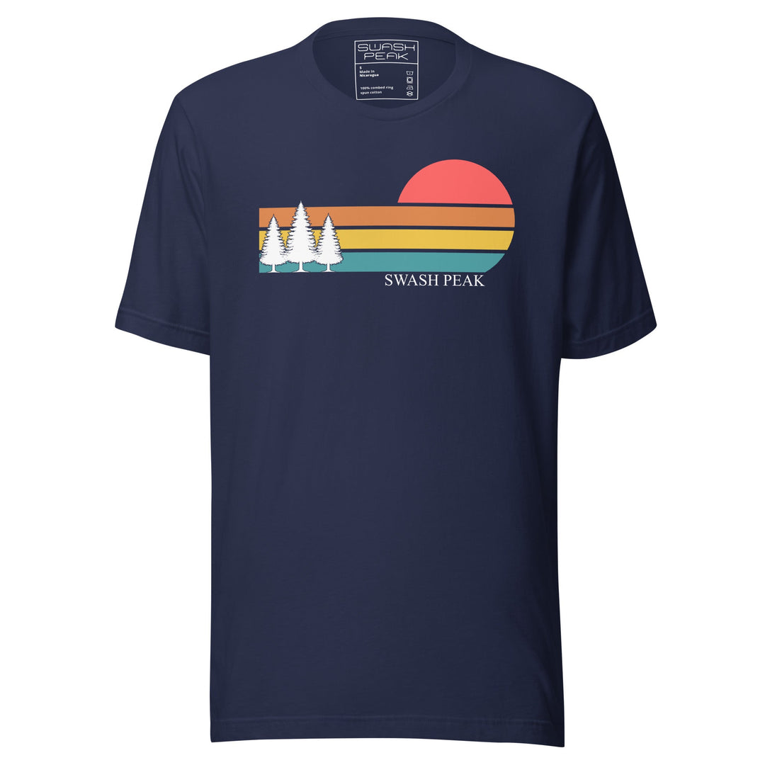 Retro Sunset Unisex Tee - Swash Peak