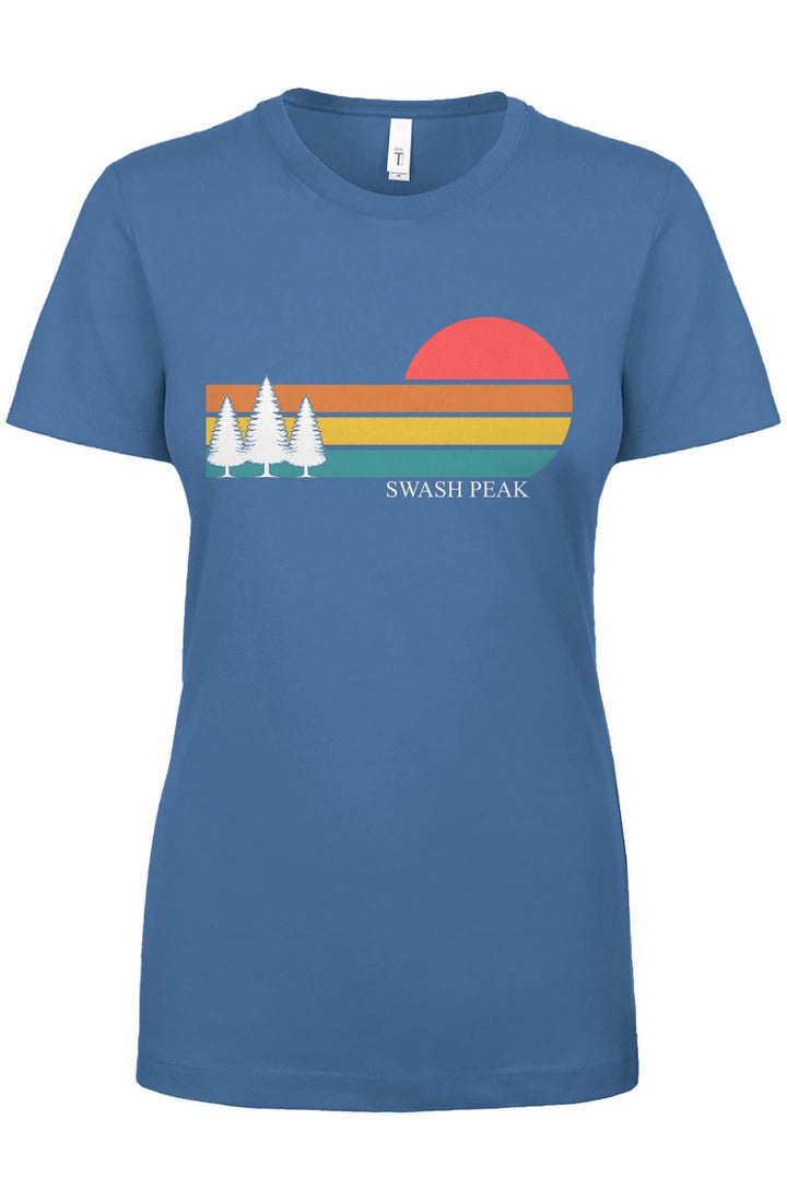 Retro Sunset Women's Tee - Swash Peak