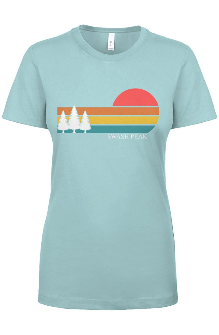 Retro Sunset Women's Tee - Swash Peak