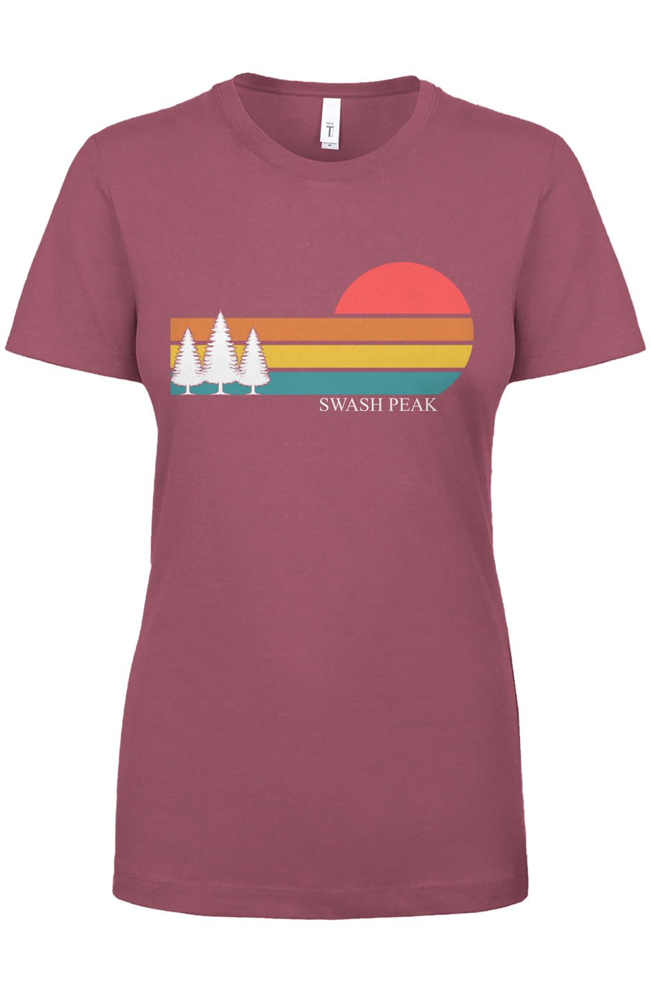 Retro Sunset Women's Tee - Swash Peak