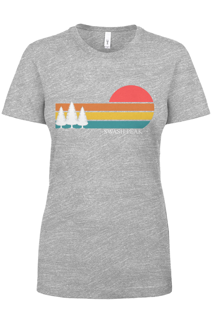 Retro Sunset Women's Tee - Swash Peak