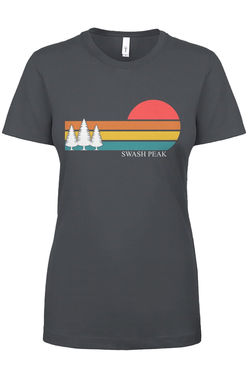 Retro Sunset women's tee in Midnight Navy – Swash Peak