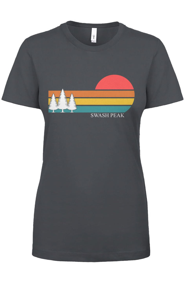 Retro Sunset Women's Tee - Swash Peak