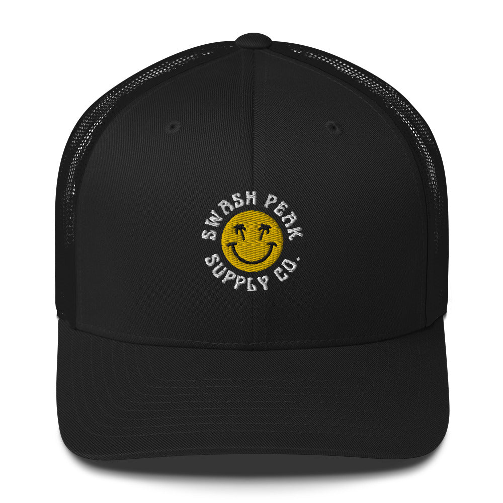 Swash Peak Smiley Trucker Hat