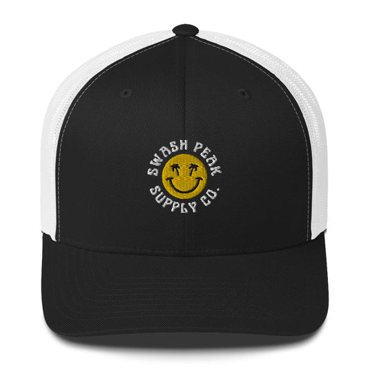 Swash Peak Smiley Trucker Hat