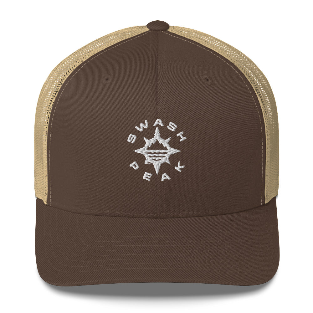 Rose Compass Trucker Hat