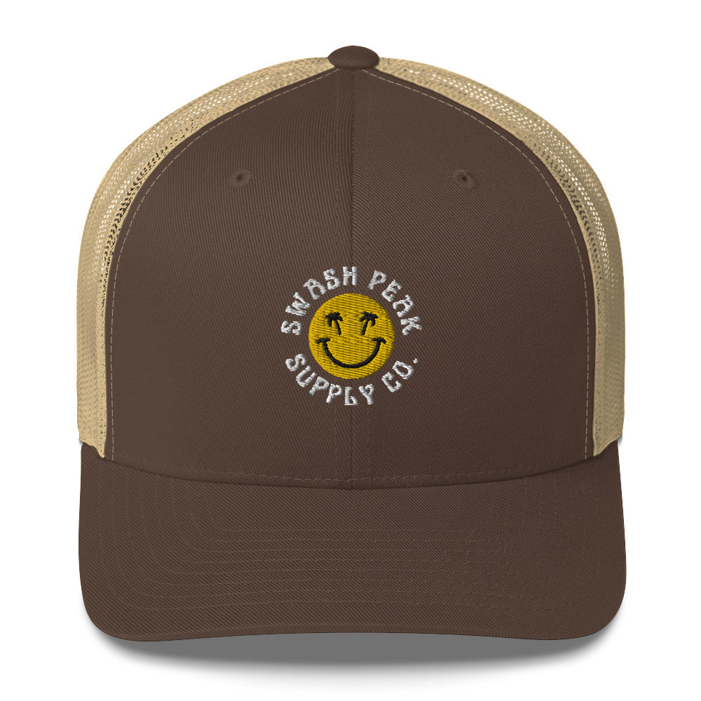 Swash Peak Smiley Trucker Hat