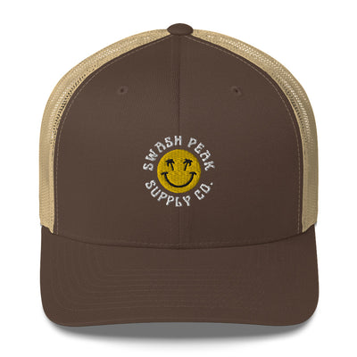 Swash Peak Smiley Trucker Hat