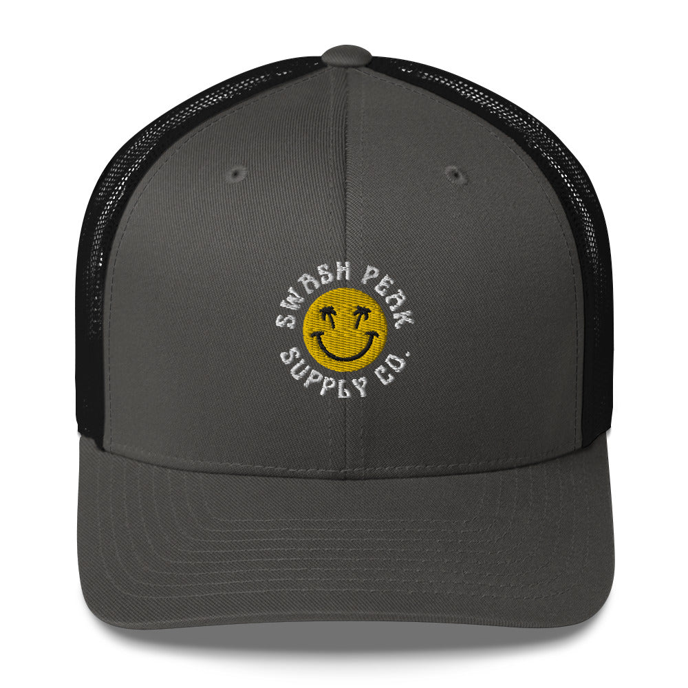 Swash Peak Smiley Trucker Hat