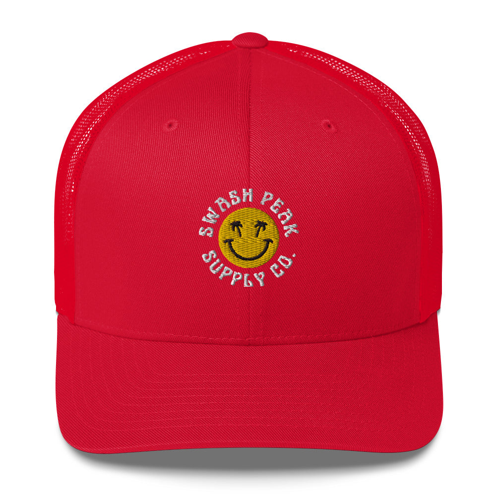 Swash Peak Smiley Trucker Hat