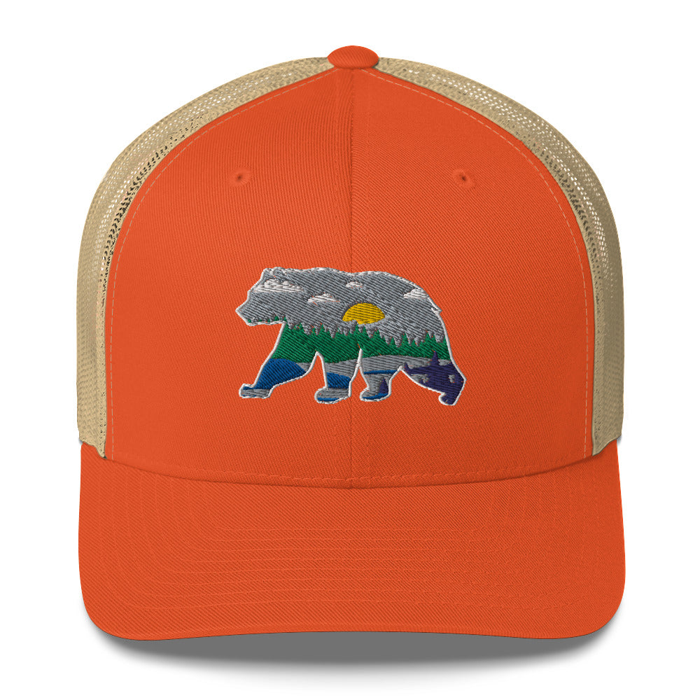 Bear Crossing Trucker Hat