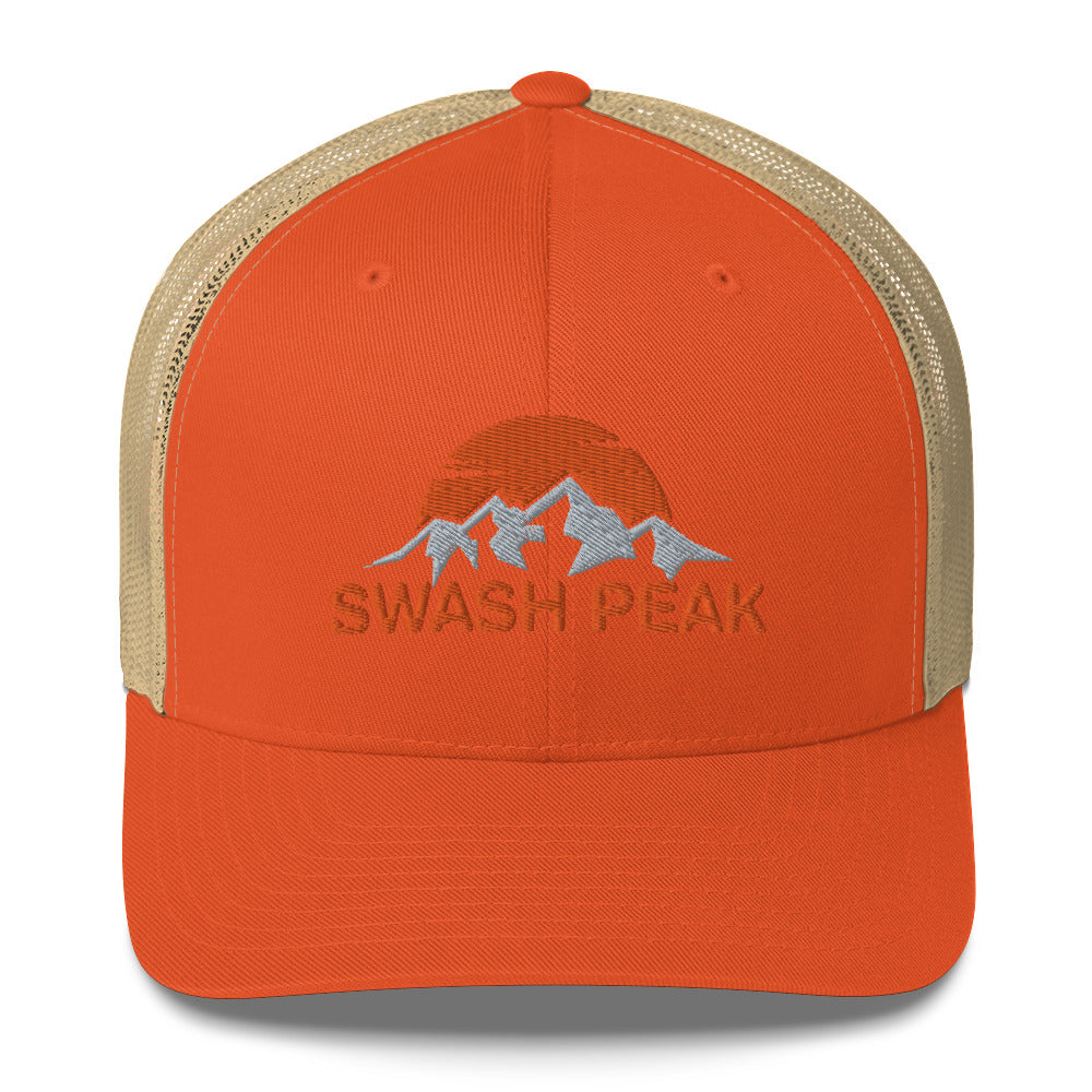 Sunset Mountain Trucker Hat