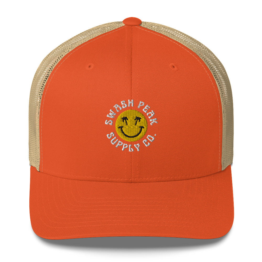 Swash Peak Smiley Trucker Hat