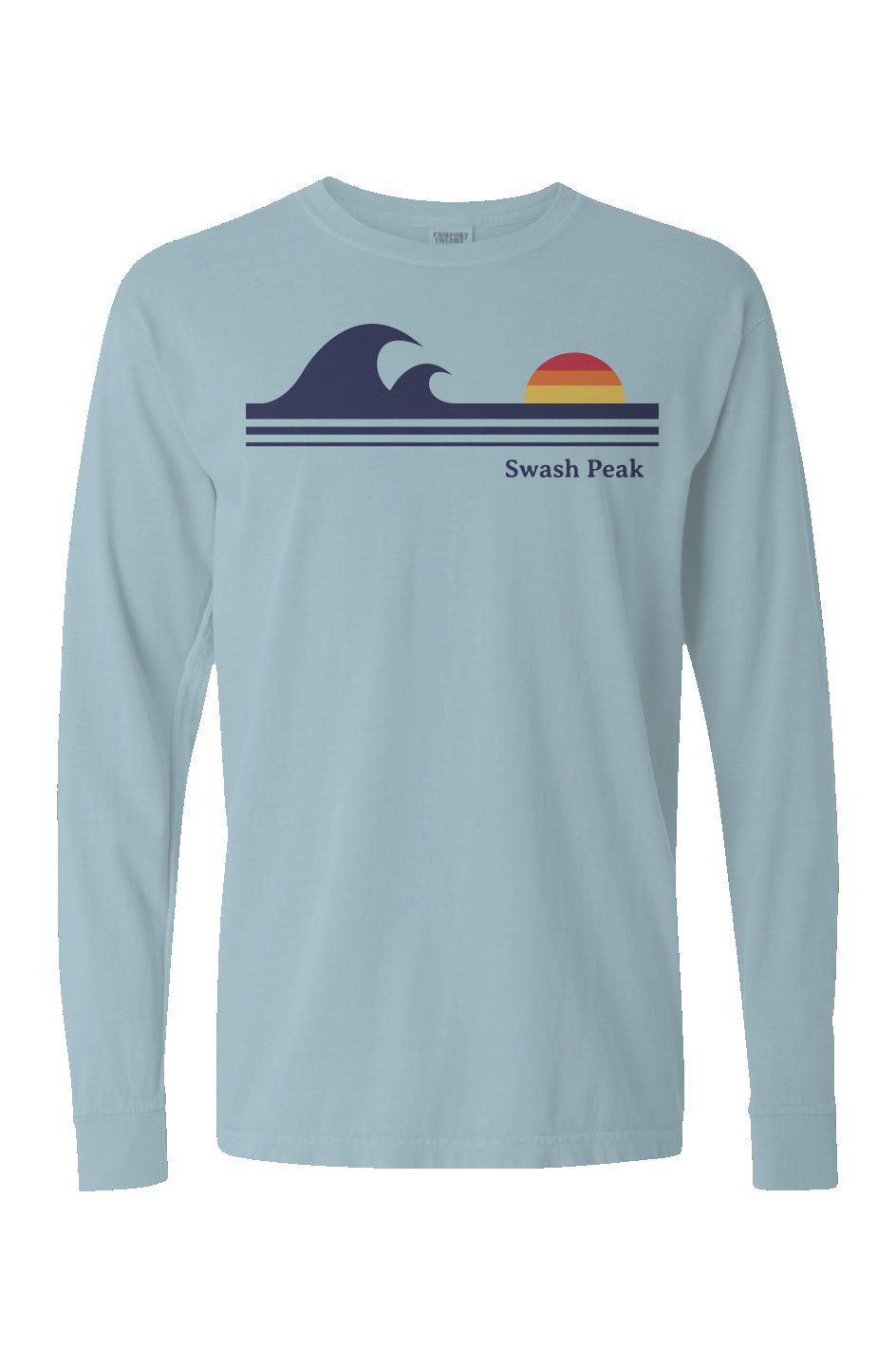 Retro Waves Long Sleeve Unisex Tee - Swash Peak