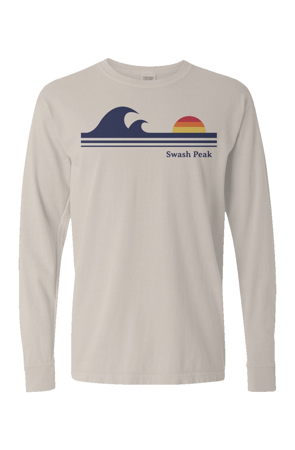 Retro Waves Long Sleeve Unisex Tee - Swash Peak