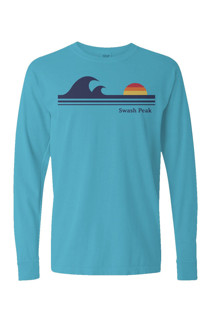 Retro Waves Long Sleeve Unisex Tee - Swash Peak